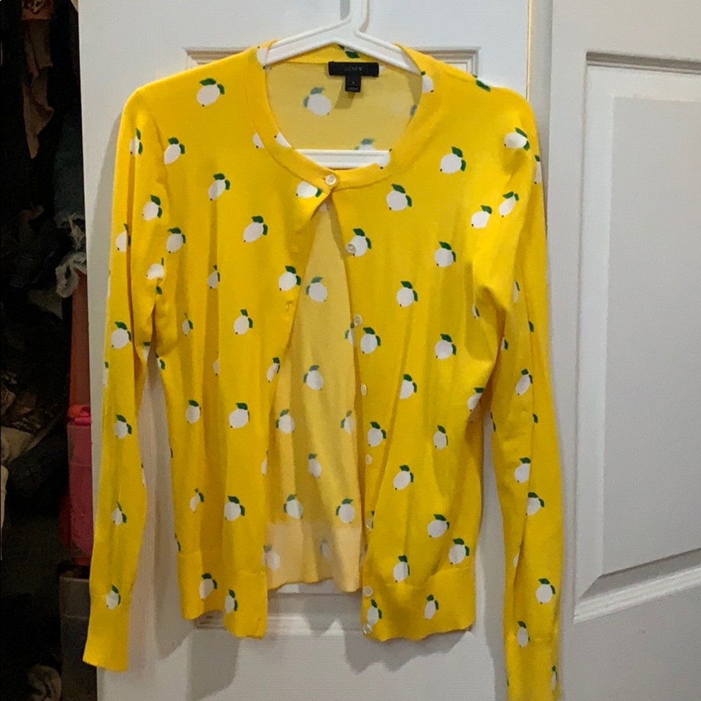 Jcrew Lemon cardigan